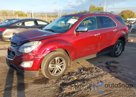 2016 Chevrolet Equinox Ltz из США, поврежденный, VIN 2GNFLGEK2G6224593